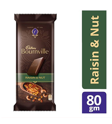 Cadbury Bournville Raisin & Nuts Dark Chocolate Bar