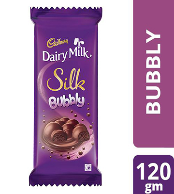 Cadbury Dairy Milk Silk Bubbly Chocolate Bar