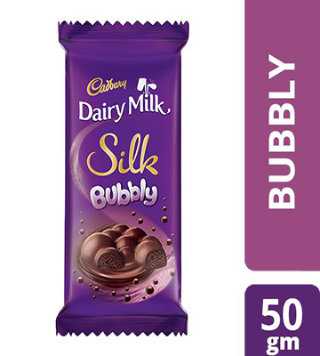Cadbury Dairy Milk Silk Bubbly Chocolate Bar