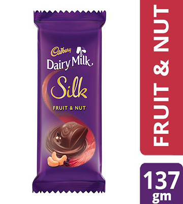 Cadbury Dairy Milk Silk Fruit & Nut Chocolate Bar