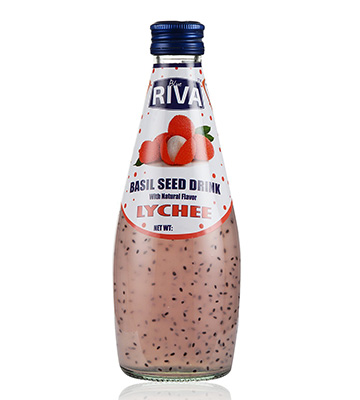 Blue Riva Basil Seed Drink Lychee Flavour