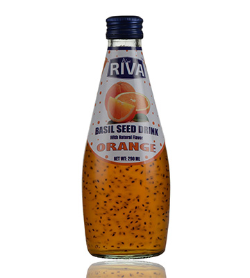 Blue Riva Basil Seed Drink Orange Flavour
