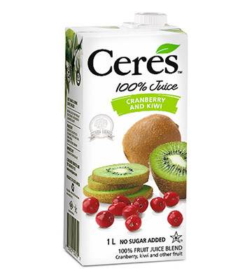 Ceres Cranberry & Kiwi Juice
