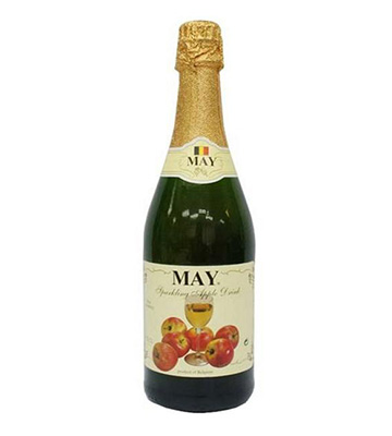 May Sparkling Non Alcoholic Fruit Juice Apple Flavoured