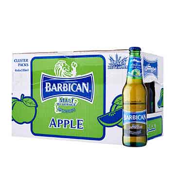 Barbican Non Alcoholic Malt Beverage Apple Flavor