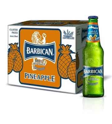 Barbican Non Alcoholic Malt Beverage Pineapple Flavor