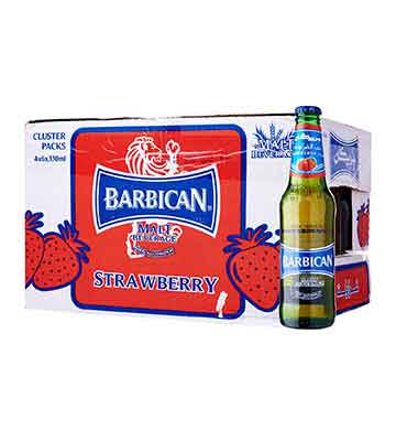 Barbican Non Alcoholic Malt Beverage Strawberry Flavor
