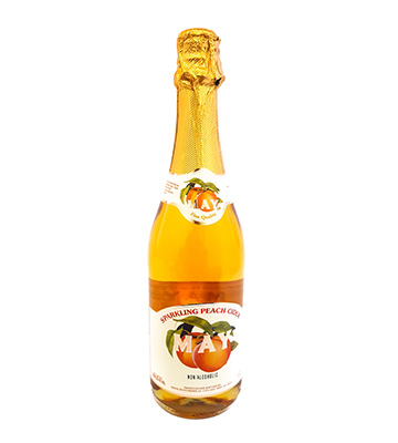 May Sparkling Non Alcoholic Fruit Juice Peach Flavored