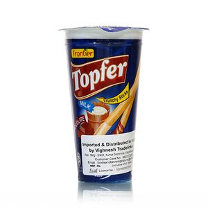 Topfer 40 gms Crunchy Sticks – Milk Choc