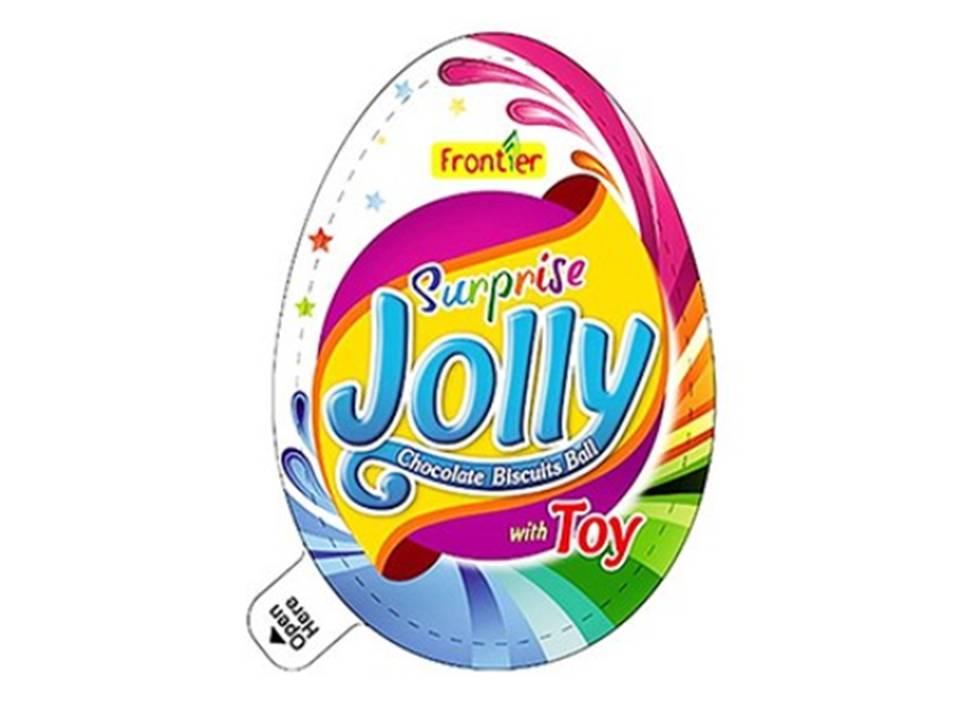 Jolly Chocolate Biscuit with Toy ( Egg Shape )