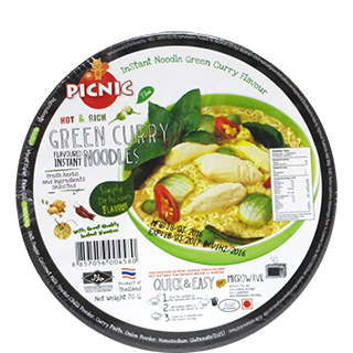 Picnic Bowl Green Curry Noodles 70gms