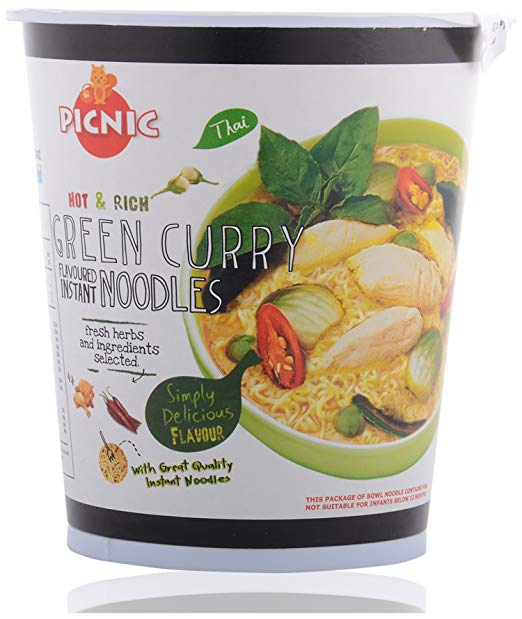 Picnic Cup Green Curry Noodles 60gms