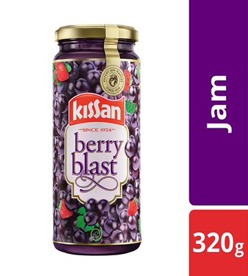 Kissan Jam – Berry Blast, 320 gm Bottle