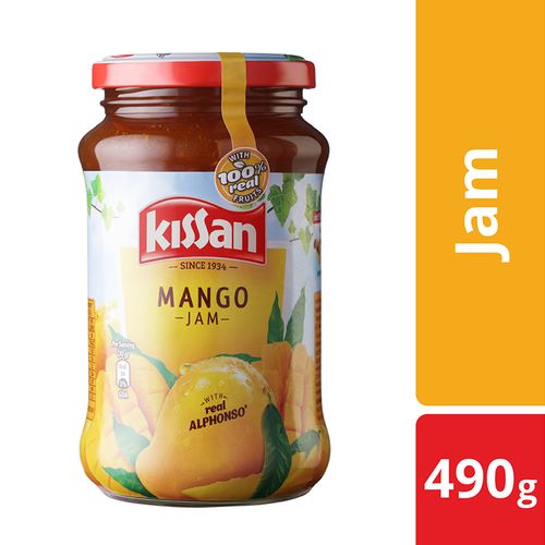 Kissan Mango Jam, 490 gm Jar