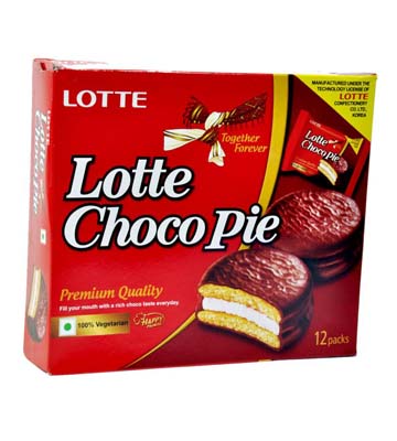 Lotte Choco Pie (Pack of 12), 336g