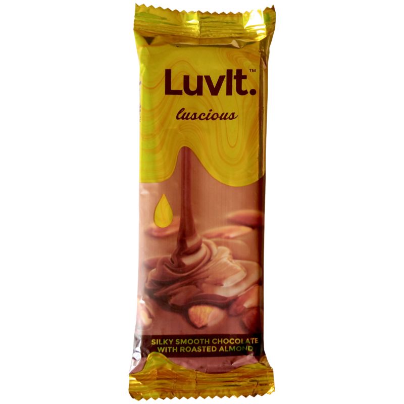 LuvIt Silky Smooth Chocolate Roasted Almond – 45 Grams