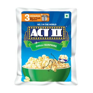 ACT II Instant Popcorn – Chilly Surprise, 30 + 10 gm Free Pouch