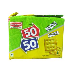 Britannia 50-50 Maska Chaska, 120 gm Pouch