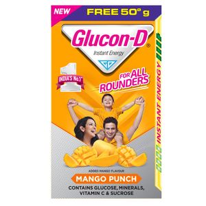 Glucon-D Beverage Mix – Glucose Based, Mango Flavoured, 200 gm