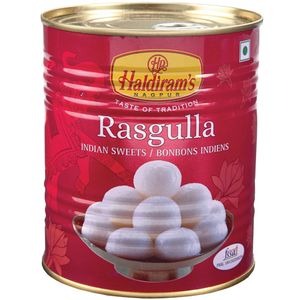 Haldirams Rasgulla, 1 kg Tin