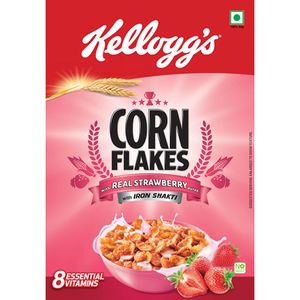 Kelloggs Strawberry Corn Flakes, 275 gm