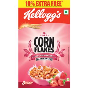 Kelloggs Strawberry Corn Flakes, 575 gm