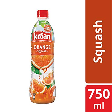 Kissan Orange Squash  (750 ml)