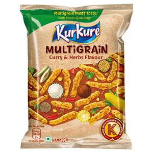 Kurkure Namkeen – Multigrain Curry & Herb Flavour, 85 gm