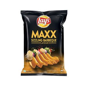 Lays Maxx – Sizzling Barbeque, 33 gm Pouch