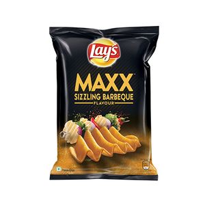 Lays Maxx – Sizzling Barbeque, 57 gm Pouch