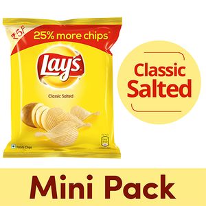 Lays Potato Chips – Classic Salted, 15 gm Pouch