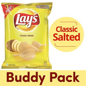 Lays Potato Chips – Classic Salted, 52 gm
