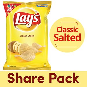 Lays Potato Chips – Classic Salted, 90 gm