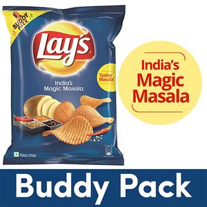 Lays Potato Chips – Indias Magic Masala, 52 gm