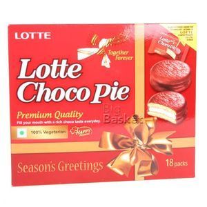 Lotte Choco – Pie, 28 gm Pack of 18