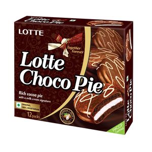 Lotte Choco Pie – With Rich Cocoa, 336 gm