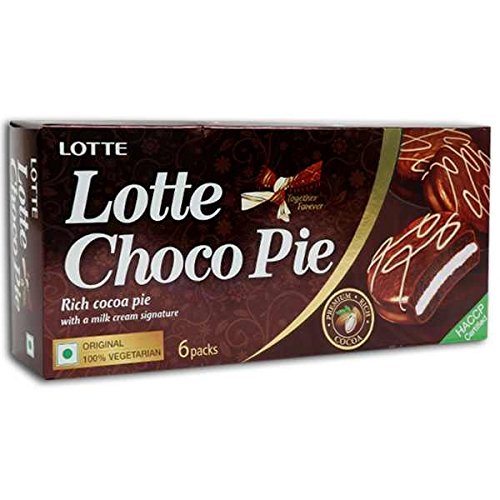 Lotte Rich Cocoa Choco Pie  (168 g)
