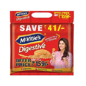 Mcvities Digestive Biscuits, 200 gm Pack of 5
