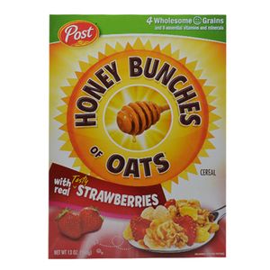Post Cereals – Honey Bunches Of Oats, With Strawberries, 368 gm