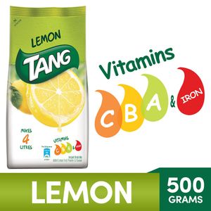 Tang Instant Drink Mix – Lemon, 500 gm Pouch