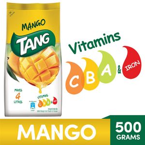 Tang Instant Drink Mix – Mango, 500 gm Pouch