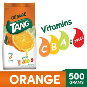 Tang Instant Drink Mix – Orange, 500 gm Pouch