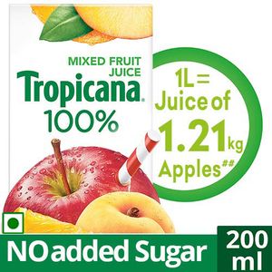 Tropicana 100% Juice – Mixed Fruit, 200 ml