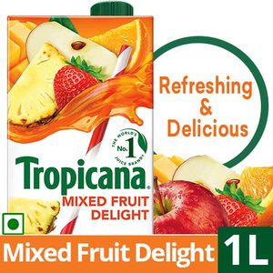 Tropicana Fruit Juice – Delight, Mixed Fruit, 1 L