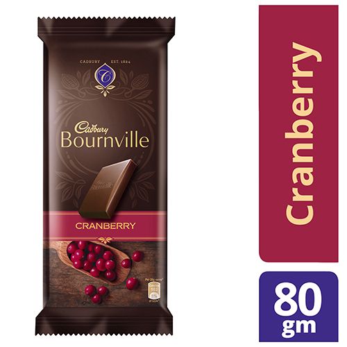 Cadbury Bournville Cranberry Dark Chocolate Bar