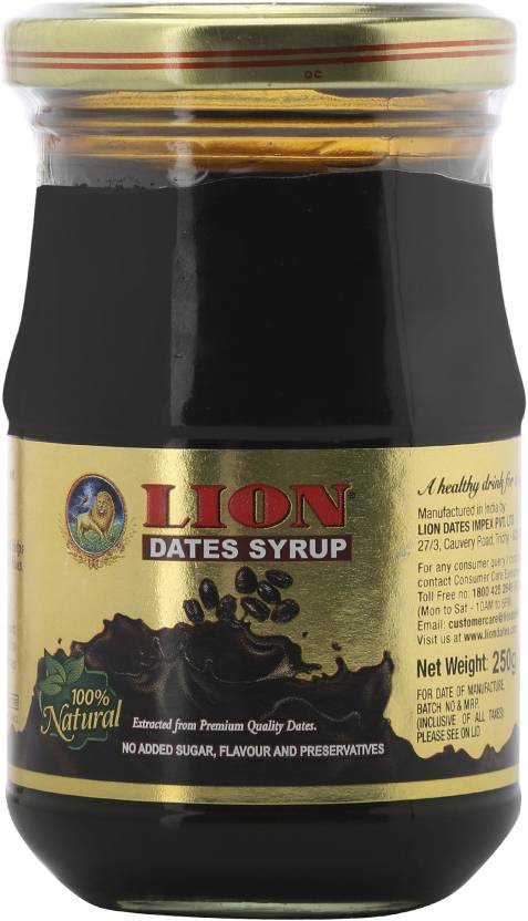 Lion Dates Syrup Plain  (250 g, Pack of 1)