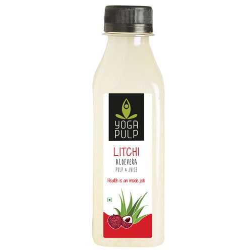 Yoga Pulp Fruit Juice – Litchi With Aloevera