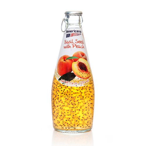 Americana Basil Seed Drinks – Peach
