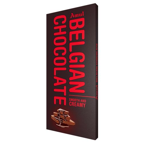 Amul Belgian Milk Chocolate, Velvety & Smooth