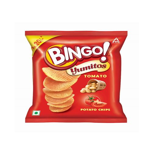 Bingo Yumitos Tomato, 61.6 gm Pouch